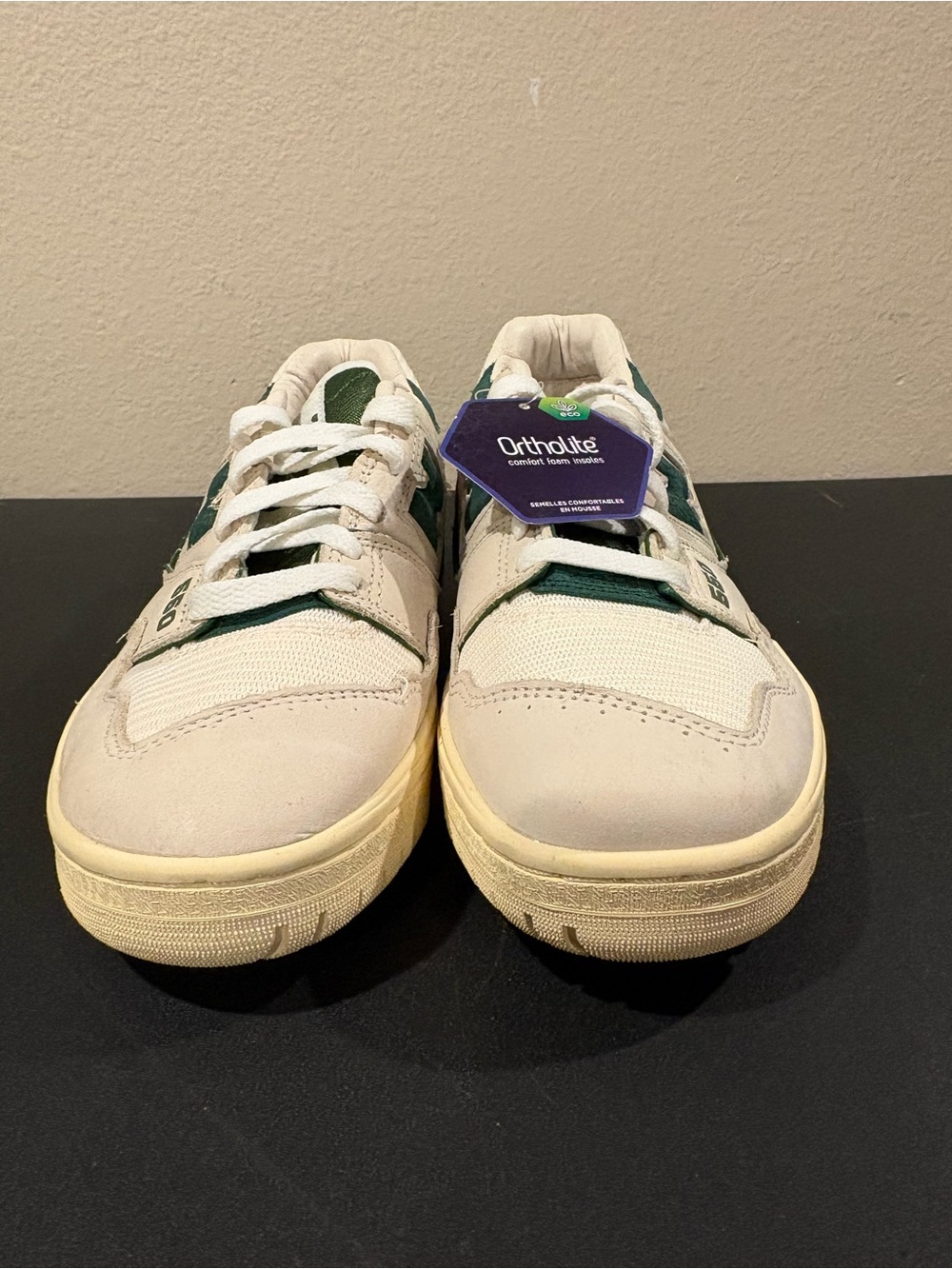 NEW BALANCE 550 BEIGE GREEN MENS Size 8.5 New No Box - Picture 9 of 9